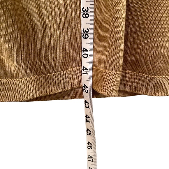 Calvin Klein Women's Cowl Sweater Dress Short Sleeve Button Sides, Size Medium - Picture 9 of 9